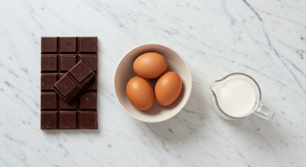 Chocolate Mousse Recipe with 3 Ingredients